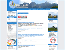 Tablet Screenshot of comune.oltreilcolle.bg.it